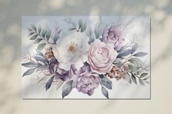 Watercolor Flowers Bouquets, illustration Background Product Image 2