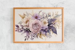 Watercolor Flowers Bouquets, illustration Background Product Image 2