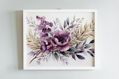Watercolor Flowers Bouquets, illustration Background Product Image 2