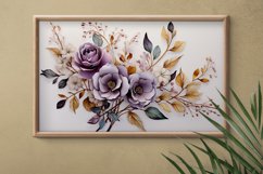Watercolor Flowers Bouquets, illustration Background Product Image 2