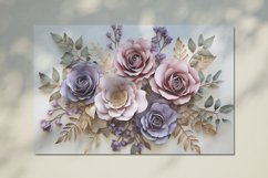 Watercolor Flowers Bouquets, illustration Background Product Image 2