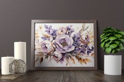 Watercolor Flowers Bouquets, illustration Background Product Image 2