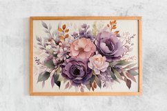 Watercolor Flowers Bouquets, illustration Background Product Image 2