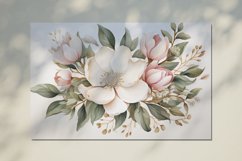 Watercolor Flowers Bouquets, illustration Background Product Image 2