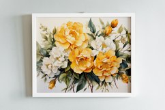 Watercolor Flowers Bouquets, illustration Background Product Image 2