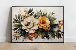 Watercolor Flowers Bouquets, illustration Background Product Image 2