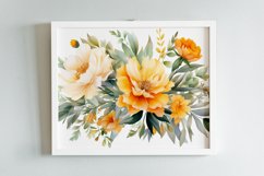 Watercolor Flowers Bouquets, illustration Background Product Image 2