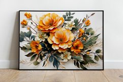 Watercolor Flowers Bouquets, illustration Background Product Image 2