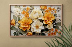 Watercolor Flowers Bouquets, illustration Background Product Image 2