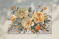 Watercolor Flowers Bouquets, illustration Background Product Image 2