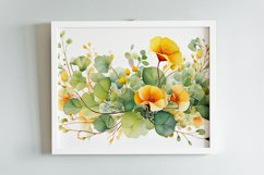Watercolor Flowers Bouquets, illustration Background Product Image 2