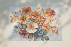Watercolor Flowers Bouquets, illustration Background Product Image 2