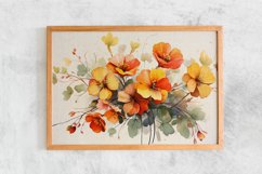 Watercolor Flowers Bouquets, illustration Background Product Image 2