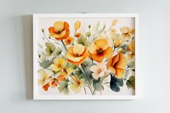 Watercolor Flowers Bouquets, illustration Background Product Image 2