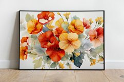 Watercolor Flowers Bouquets, illustration Background Product Image 2