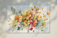 Watercolor Flowers Bouquets, illustration Background Product Image 2