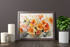 Watercolor Flowers Bouquets, illustration Background Product Image 2