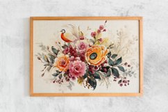 Watercolor Flowers Bouquets, illustration Background Product Image 2