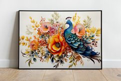 Watercolor Flowers Bouquets, illustration Background Product Image 2