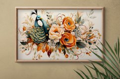 Watercolor Flowers Bouquets, illustration Background Product Image 2