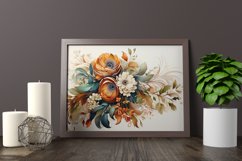 Watercolor Flowers Bouquets, illustration Background Product Image 2