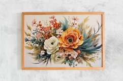 Watercolor Flowers Bouquets, illustration Background Product Image 2