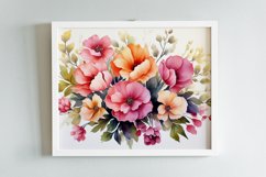 Watercolor Flowers Bouquets, illustration Background Product Image 2