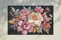Watercolor Flowers Bouquets, illustration Background Product Image 2