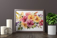Watercolor Flowers Bouquets, illustration Background Product Image 2