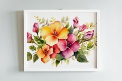 Watercolor Flowers Bouquets, illustration Background Product Image 2