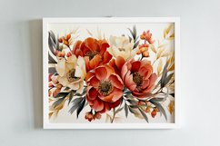 Watercolor Flowers Bouquets, illustration Background Product Image 2