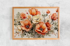 Watercolor Flowers Bouquets, illustration Background Product Image 2