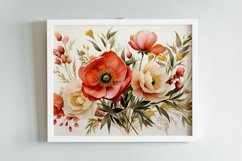 Watercolor Flowers Bouquets, illustration Background Product Image 2