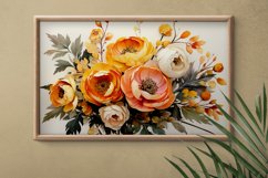 Watercolor Flowers Bouquets, illustration Background Product Image 2