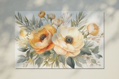Watercolor Flowers Bouquets, illustration Background Product Image 2