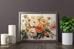 Watercolor Flowers Bouquets, illustration Background Product Image 2