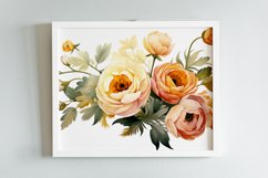 Watercolor Flowers Bouquets, illustration Background Product Image 2