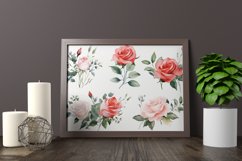 Watercolor Flowers Bouquets, illustration Background Product Image 2