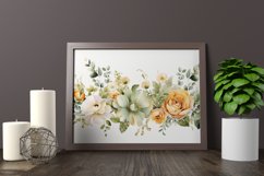 Watercolor Flowers Bouquets, illustration Background Product Image 2