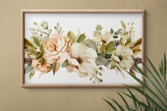 Watercolor Flowers Bouquets, illustration Background Product Image 2
