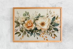 Watercolor Flowers Bouquets, illustration Background Product Image 2