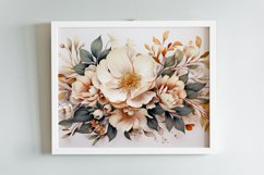 Watercolor Flowers Bouquets, illustration Background Product Image 2