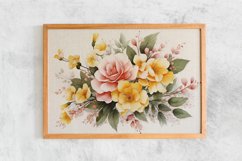 Watercolor Flowers Bouquets, illustration Background Product Image 2