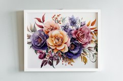 Watercolor Flowers Bouquets, illustration Background Product Image 2