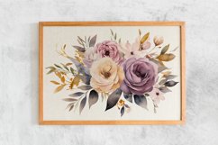 Watercolor Flowers Bouquets, illustration Background Product Image 2