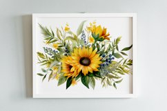 Watercolor Flowers Bouquets, illustration Background Product Image 2