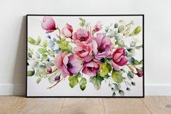 Watercolor Flowers Bouquets, illustration Background Product Image 2