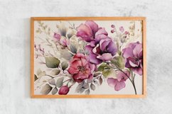 Watercolor Flowers Bouquets, illustration Background Product Image 2