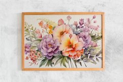 Watercolor Flowers Bouquets, illustration Background Product Image 2
