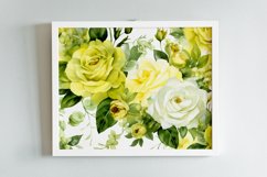 Watercolor Flowers Bouquets, illustration Background Product Image 2